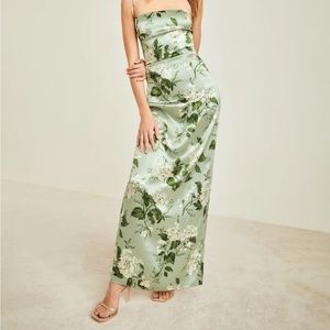 Reformation Silk Frankie Dress